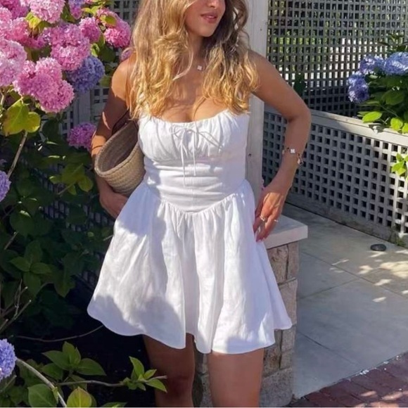 Reformation Dresses & Skirts - Reformation Daria Linen Dress White